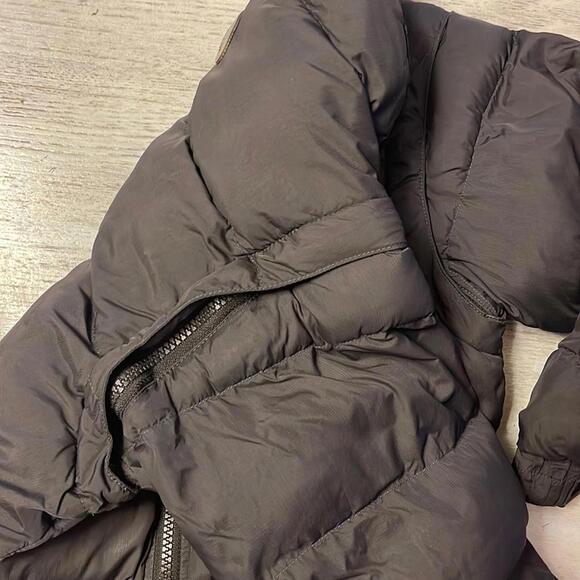 Cabela’s Kids Dark Brown Puffer Coat Vest Size Small 6 7 Years - Picture 6 of 8